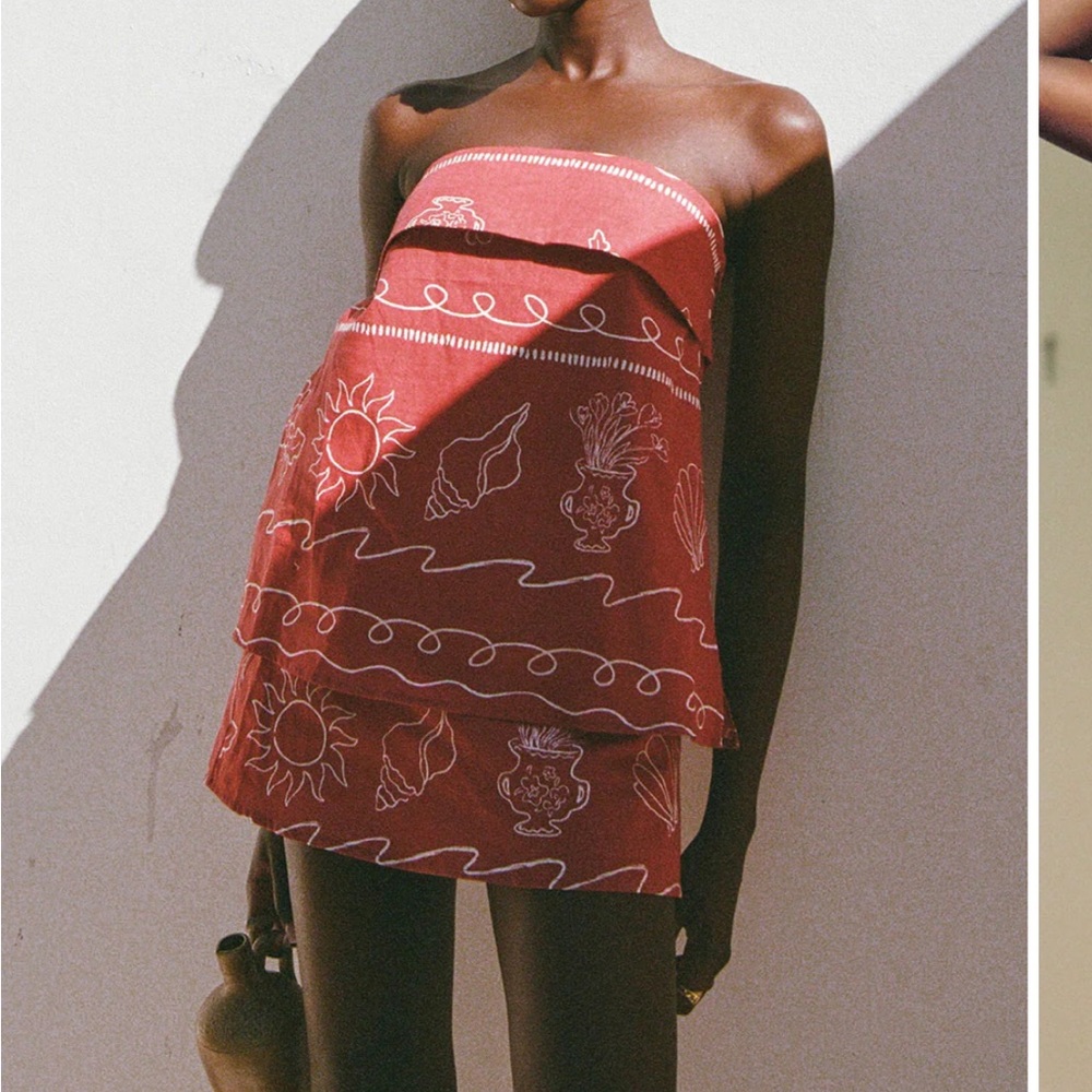 SABO skirt ria top and skirt set